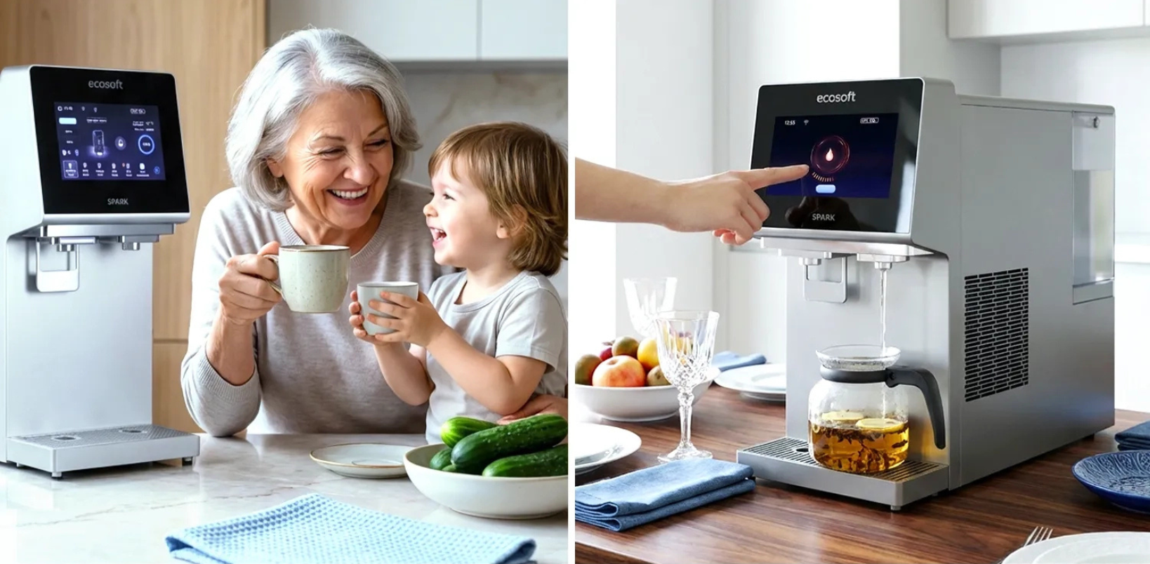 Panel dotykowy dystrybutora Ecosoft SPARK